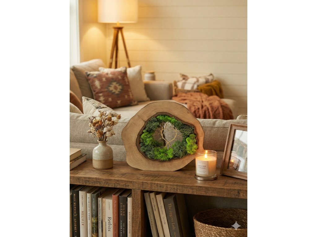 Srdce v objetí ořechu