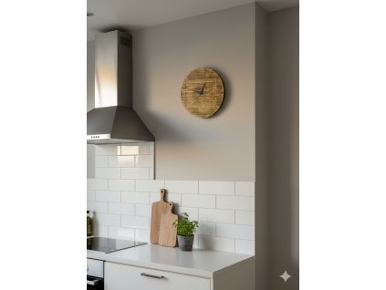 dubove rustikalni hodiny 2