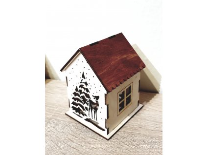 Svietnik na elektrickú čajovú sviečku.