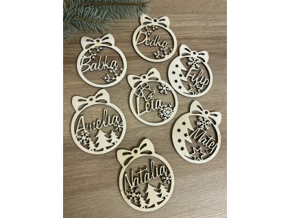 Vianočné ozdoby MENO