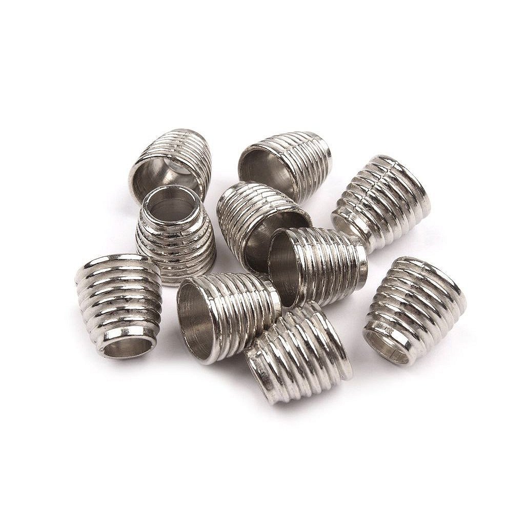 Kovová koncovka na šňůru Ø6,7 mm (Varianta 1 nikl, Balení 10 ks)