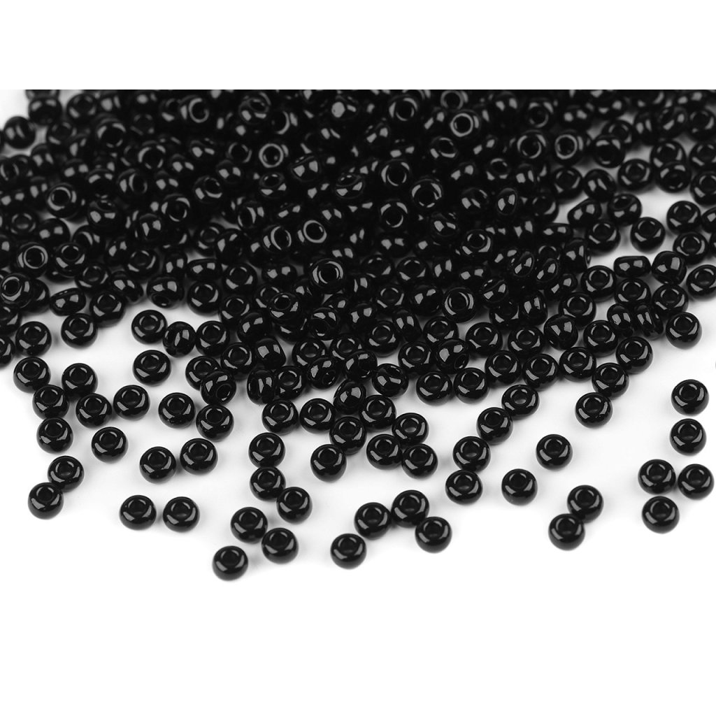 Rokajl Preciosa 8/0 - 3 mm (Varianta 23980 černá, Balení 20 g)