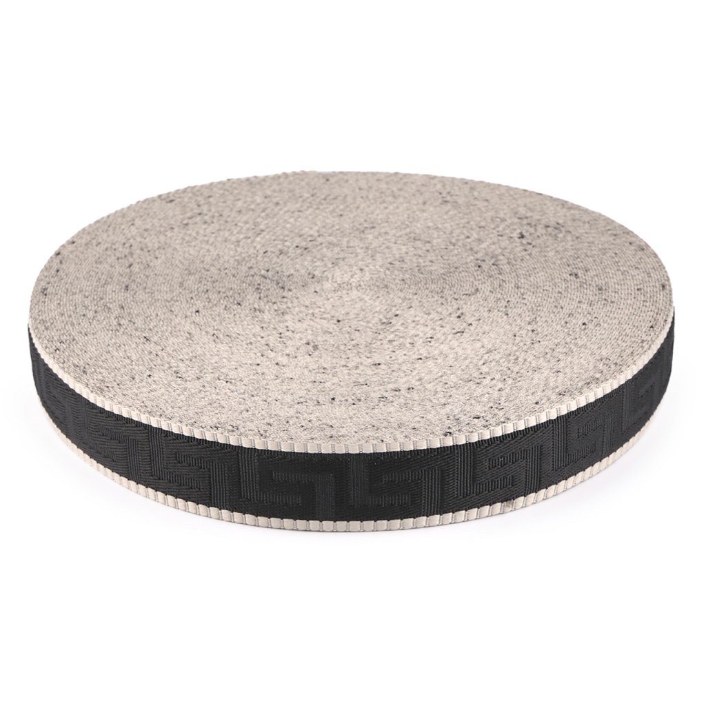 Popruh šíře 38 mm (Varianta 1 červená černá, Balení 1 m)