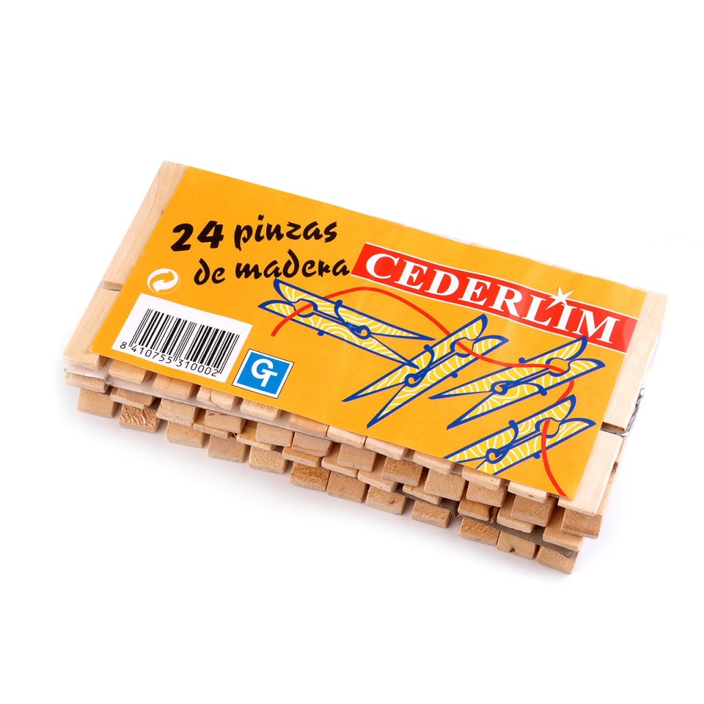 Dřevěné kolíčky na prádlo 10x74 mm