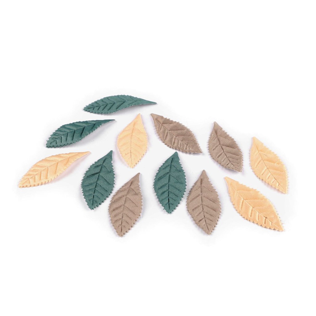 List textilní k našití a nalepení (Varianta 1 mix, Balení 12 ks)