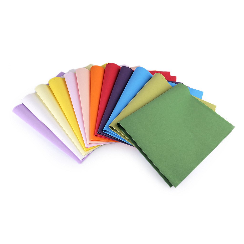 Pěnová guma Foamiran k výrobě květů 60x70 cm (Varianta 1 (001) bílá mléčná, Balení 1 ks)