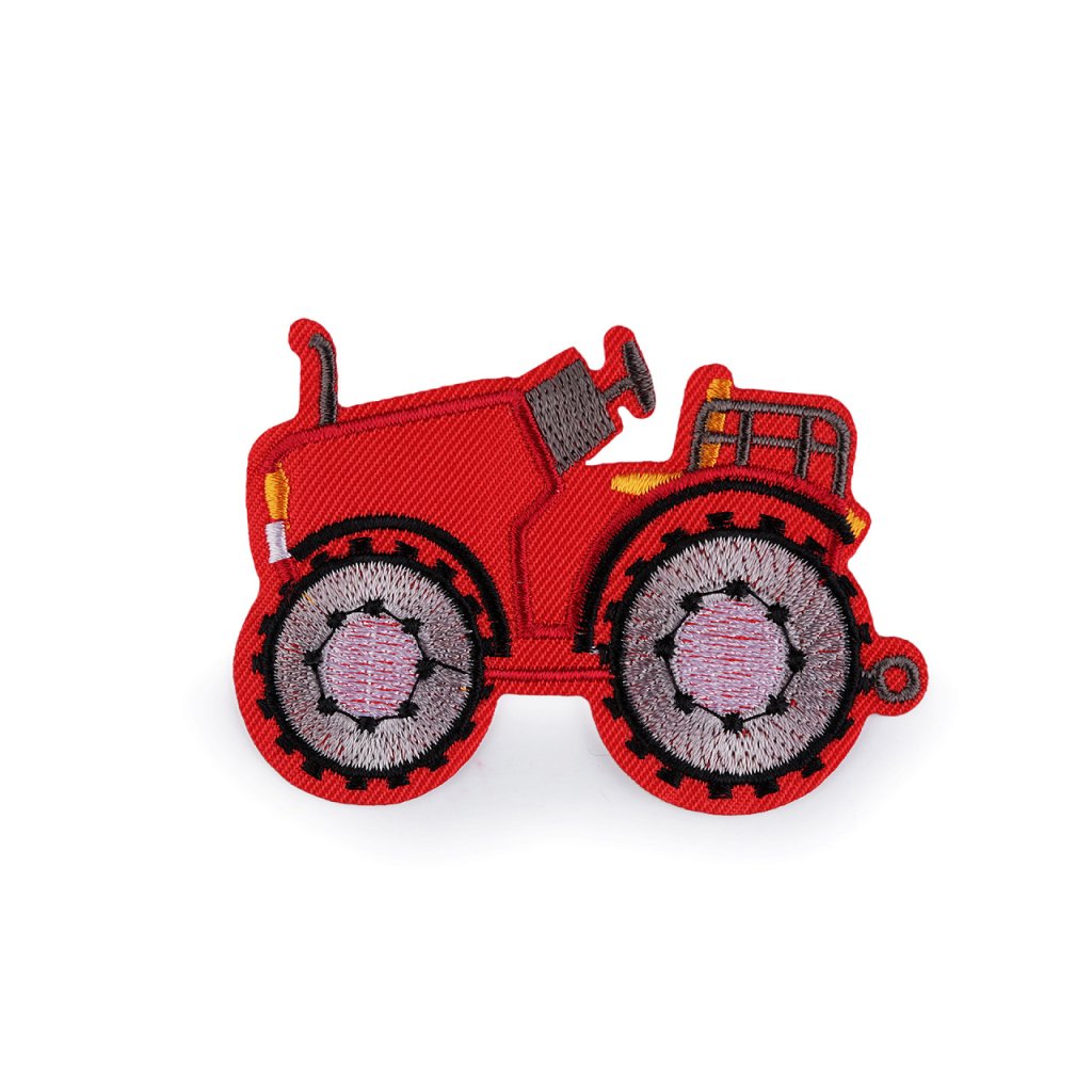 Nažehlovačka traktor (Varianta 1 červená, Balení 10 ks)