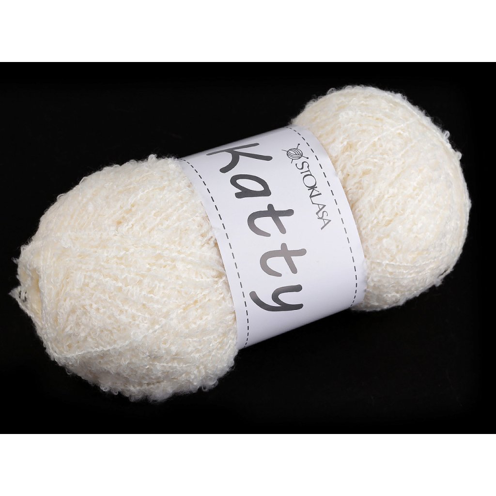Pletací příze nopková Katty 100 g (Varianta 1 krémová světlá, Balení 1 ks)