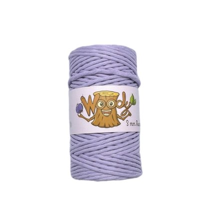 Woody Macrame 3 mm Světle fialová