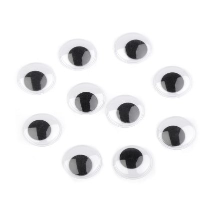 Samolepicí oči O25 mm, 5 párů