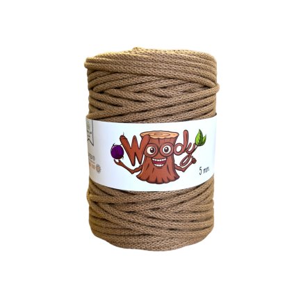 Woody 5 mm – Světle hnědá (50m)