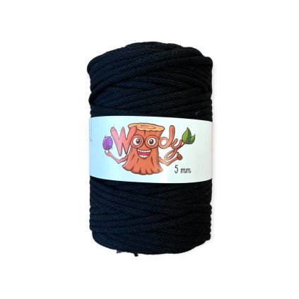 Woody 5 mm – Černá (50m)