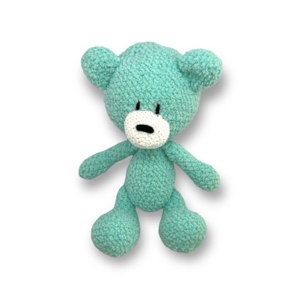 Sada na háčkovanou hračku - Medvěd, modrý