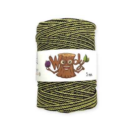 Woody příze 5 mm – Včelka (100m)