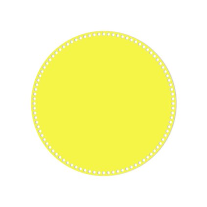 kruh 40 cm žlutá