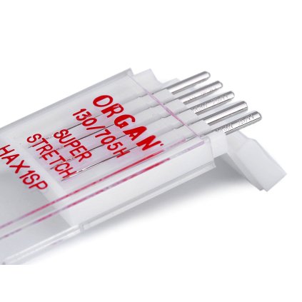 Strojové jehly Super stretch 75;90 Organ