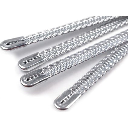 Výztuž do korzetu šíře 5 mm více délek (Varianta 2 25 cm stříbrná, Balení 4 ks)