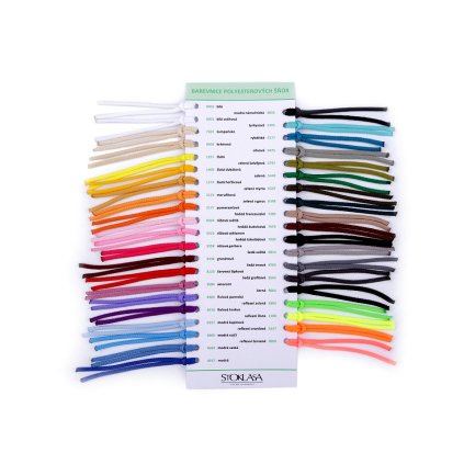 Oděvní šňůra PES Ø2 mm, 4 mm barevnice