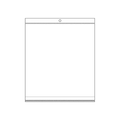 PP sáček s lepicí klopou a závěsem 20x24 cm