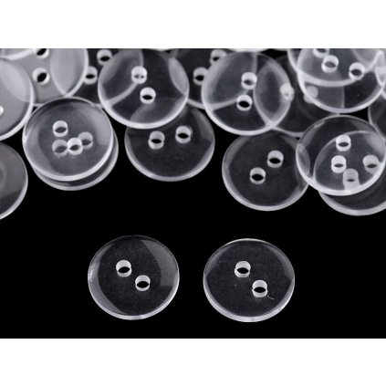 Knoflík velikost 18" (Varianta 1 transparent, Balení 200 ks)