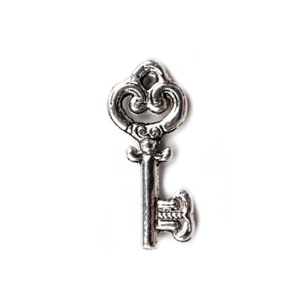Přívěsek klíč 9x20 mm (Varianta 1 platina s patinou, Balení 10 ks)