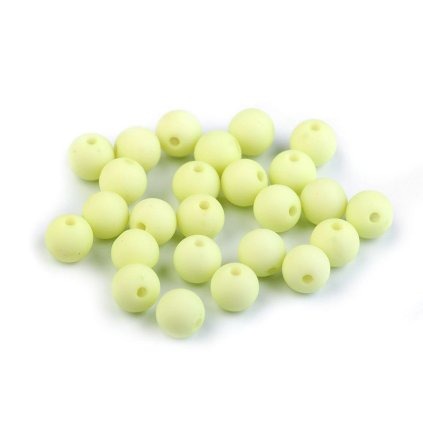 Plastové korálky matné Ø8 mm (Varianta 5 (39) červená, Balení 25 ks)