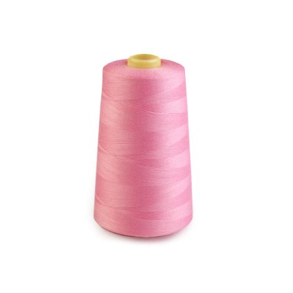 Polyesterové nitě pro overlocky i klasické šití návin 5000 yards PES 40/2 (Varianta 550 Candy Pink, Balení 1 ks)