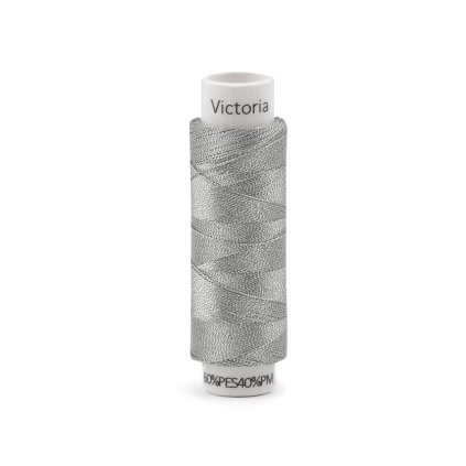 Metalické nitě Victoria 100 m (Varianta 2/ 02 zlatá, Balení 1 ks)