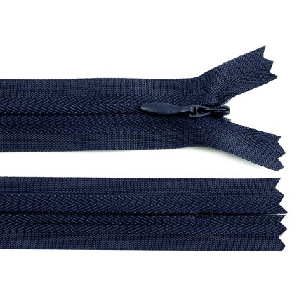 Spirálový zip skrytý No 3 délka 35 cm (Varianta 322 černá, Balení 1 ks)