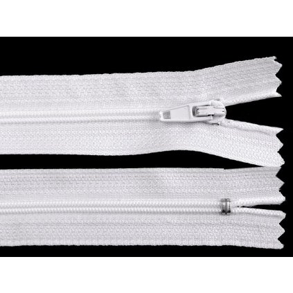Spirálový zip No 3 délka 18 cm autolock (Varianta 101 bílá, Balení 1 ks)