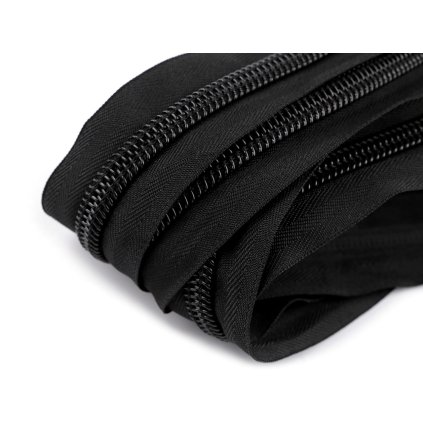 Zip stanový spirálový No 10 s oboustranným jezdcem délka 195 cm