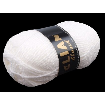 Pletací příze Klasik 50 g (Varianta 1 (208) bílá, Balení 1 ks)