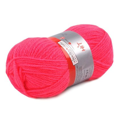 Pletací příze Hit 50 g (Varianta 10 (0243) zelená, Balení 1 ks)