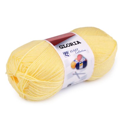 Pletací příze Gloria 50 g (Varianta 1 (57076) bílá, Balení 1 ks)