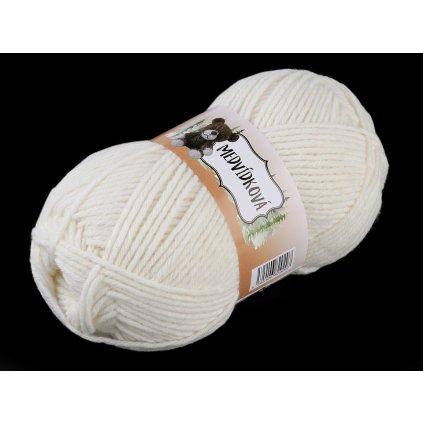 Pletací příze medvídková 100 g (Varianta 8 (82086) šedá světlá, Balení 1 ks)