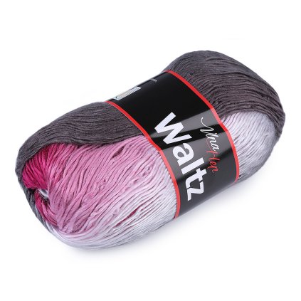 Pletací příze Waltz 100 g (Varianta 1 (5701) šedá růžová, Balení 1 ks)