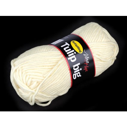 Pletací příze Tulip big 100 g (Varianta 1 (4002) bílá, Balení 1 ks)