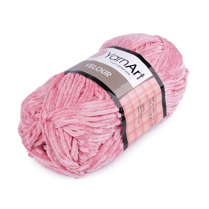 Pletací žinylková příze Velour 100 g (Varianta 1 (840) bílá, Balení 1 ks)