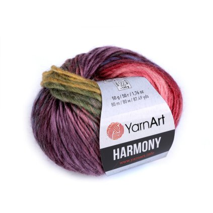 Pletací příze Harmony 50 g (Varianta 1 (A-1) červená tmavá, Balení 1 ks)