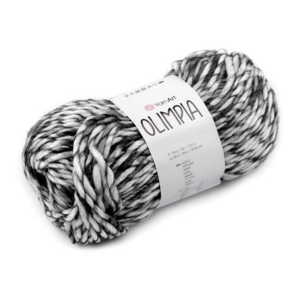 Pletací příze Olimpia 100 g (Varianta 2 (1400) bílá mléčná šedá, Balení 1 ks)