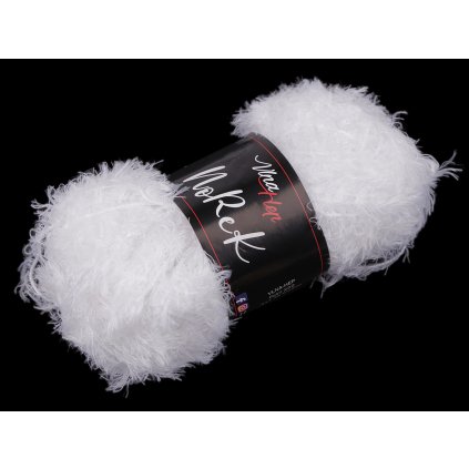 Pletací příze Norek 50 g (Varianta 1 (4002) bílá, Balení 1 ks)