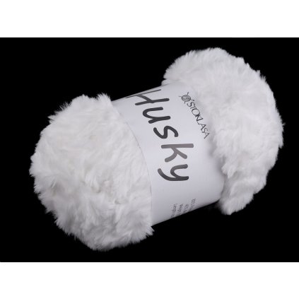 Pletací příze Husky 100 g (Varianta 2 krémová nejsvět., Balení 1 ks)