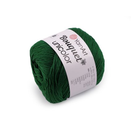 Bavlněná pletací příze Bouquet Unicolor 100 g