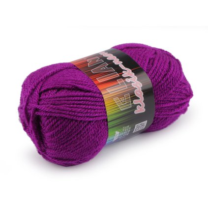 Pletací příze Elian Klasik neon 50 g (Varianta 4 (10918) fialovorůž ost., Balení 1 ks)