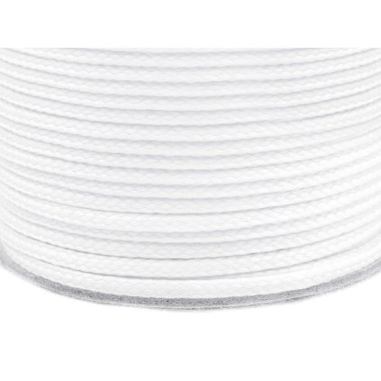 Oděvní šňůra PES Ø4 mm (Varianta 0003 Off White, Balení 100 m)