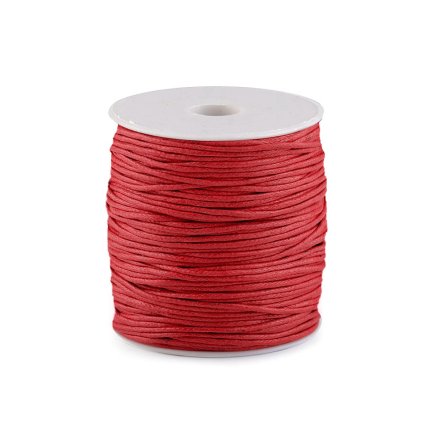 Šňůra bavlněná Ø1,8 mm voskovaná (Varianta 3 černá, Balení 1 ks)