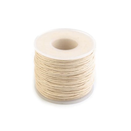 Šňůra hlazená Ø1 mm (Varianta 1 ecru, Balení 1 ks)
