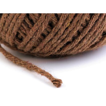 Bavlněný provázek macrame Ø2 mm (Varianta 1 režná světlá, Balení 1 ks)