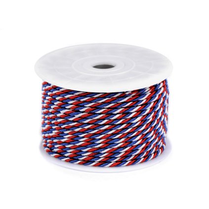 Notářská stáčená šňůra trikolora Ø4 mm