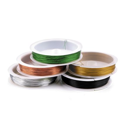 Dekorační drátek Ø0,5 mm (Varianta 1 stříbrná, Balení 1 ks)